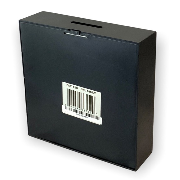 Piggy Bank Hopes And Dreams Contemporary Bank Square Floral Black Multicolor - Picture 4 of 12